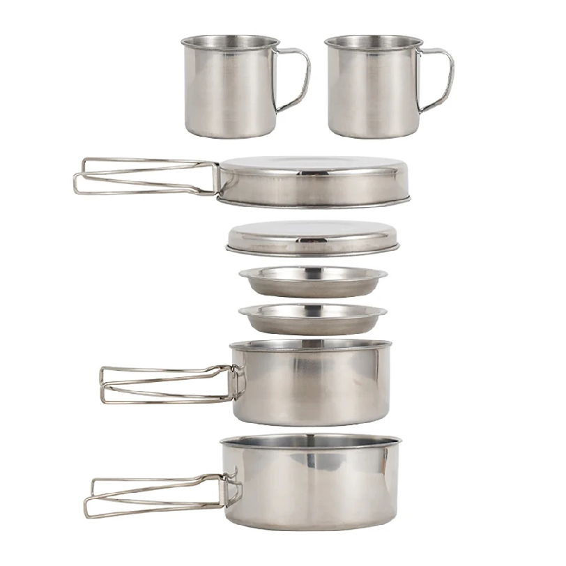 Camping Cooking Knife Set - 8개/세트 캠핑 조리기구 세트 스테인리스 스틸