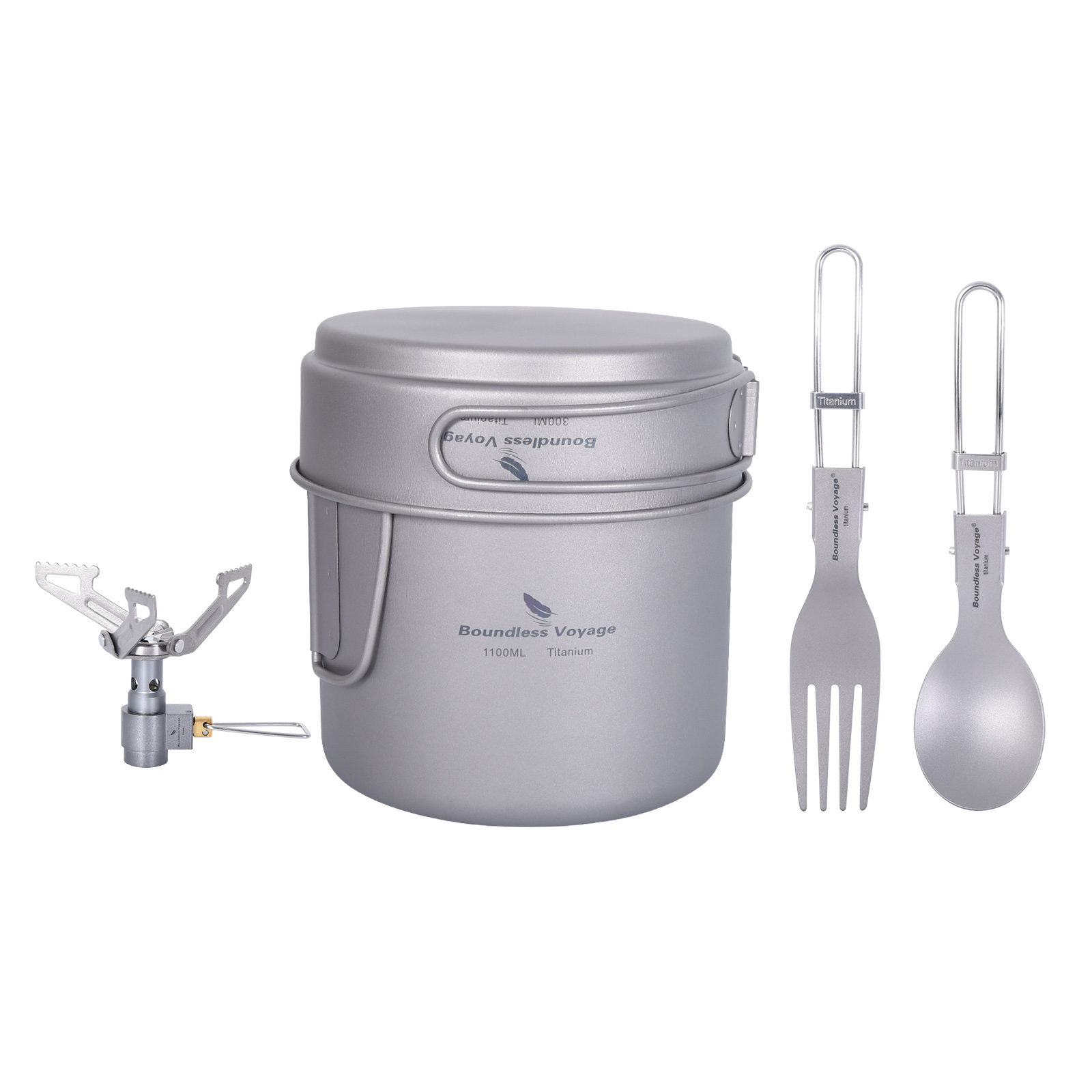Camping Cooking Cupboard - Boundless Voyage 캠핑 티타늄 컵 팬