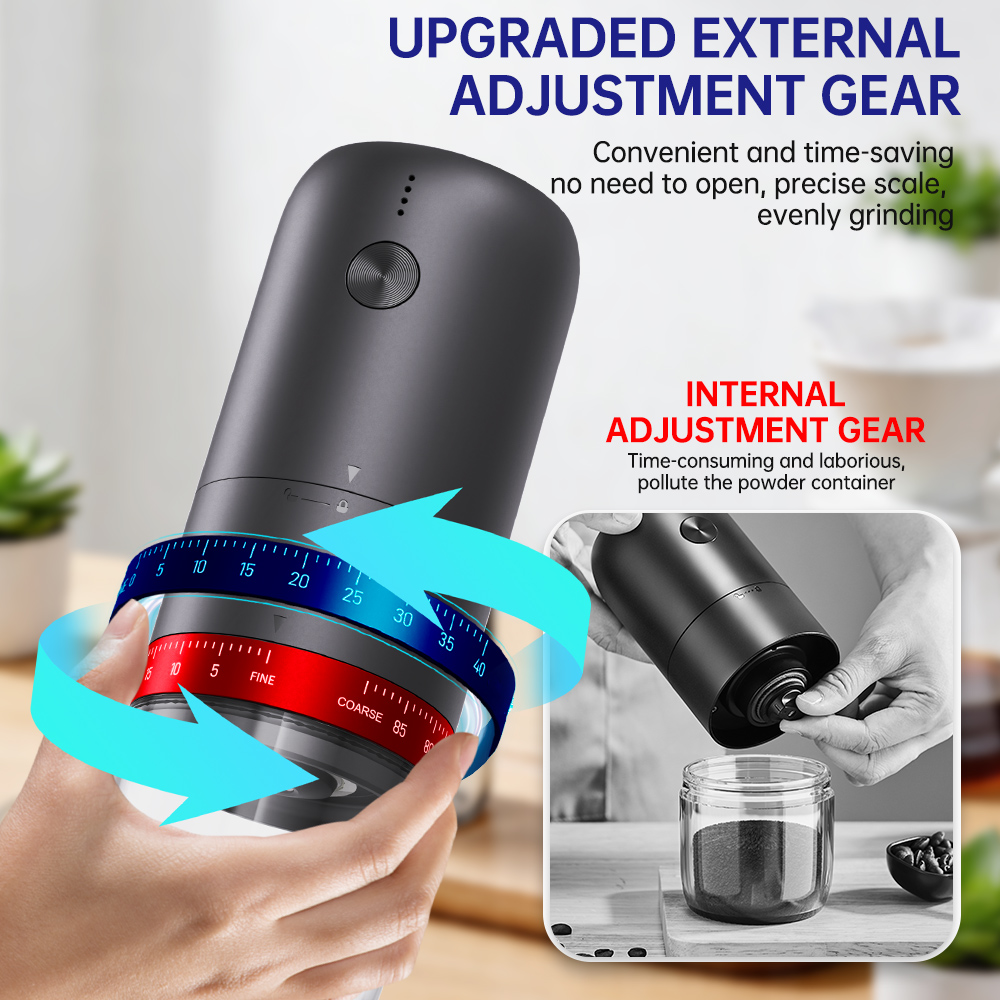 Pocket Coffee Maker - 휴대용 USB 전동 커피 원두 분쇄기
