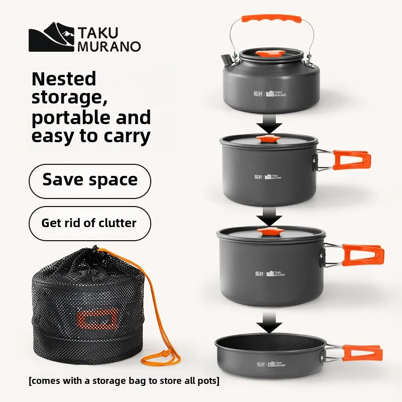 Quality Camping Cooking Set - 하이 퀄리티 야외 식기 세트, 캠핑
