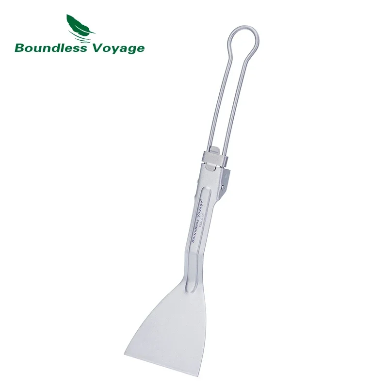 Camping Cooking Handle - 무한한 항해 티타늄 주걱 튀김 삽