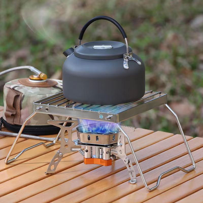 Camp Grill Portable Folding - 야외 스테인레스 스틸 스토브 홀더 캠핑