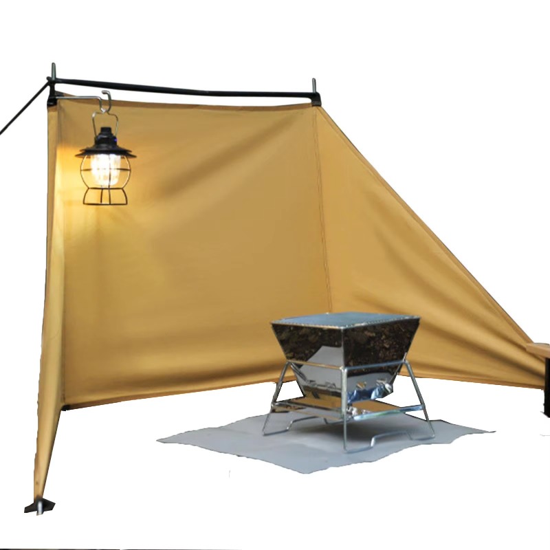 Camping Cooking Wind Blocker - 캠핑 옥스포드 요리용 바람막이, 접이식 캠핑