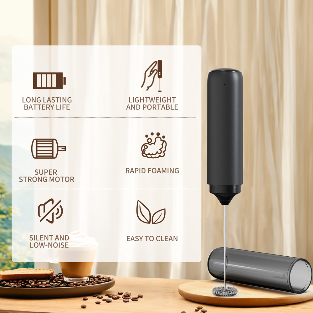주방 강력한 교반기 우유 Frother 라떼 용 핸드  - Pocket Coffee Maker 리뷰 및 가격