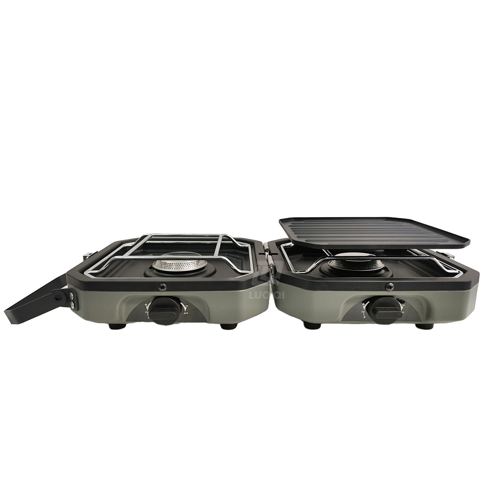 야외 피크닉 캠핑 바베큐 그릴 휴대용 접이식 더블 버너 - Camping Double Cooking Stove 리뷰 및 가격