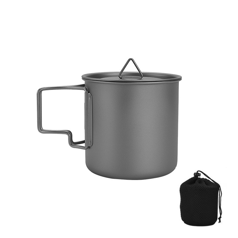 접이식 손잡이가 있는 티타늄 캠핑 머그, 가벼운 휴대용 - Camping Cooking Handle 리뷰 및 가격