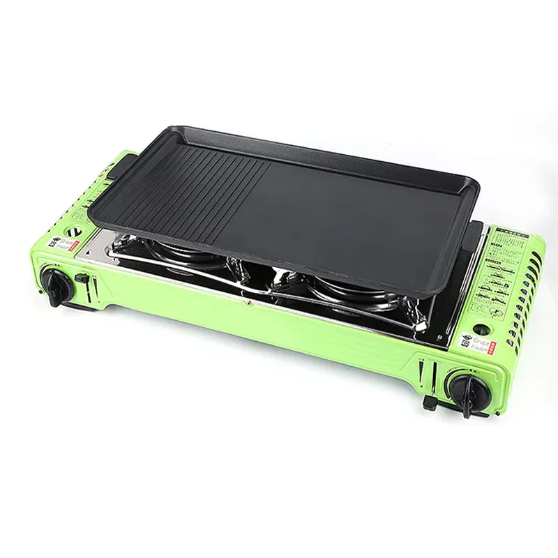 야외용 휴대용 캠핑 테이블 이중 버너 키친 쿡탑 스토브 - Camping Double Cooking Stove 리뷰 및 가격