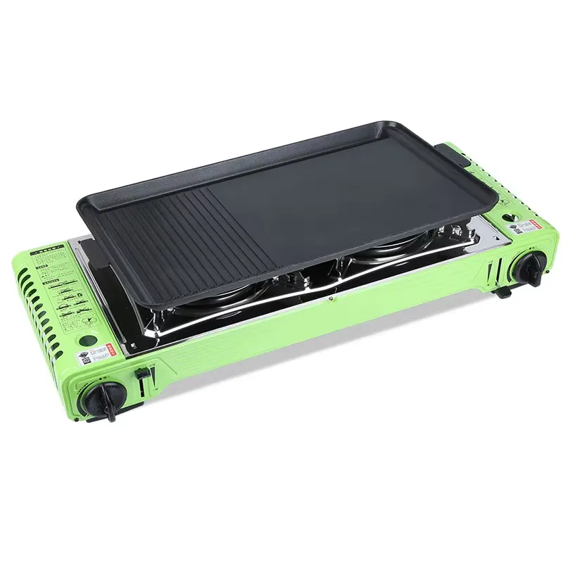 야외용 휴대용 캠핑 테이블 이중 버너 키친 쿡탑 스토브 - Camping Double Cooking Stove 리뷰 및 가격