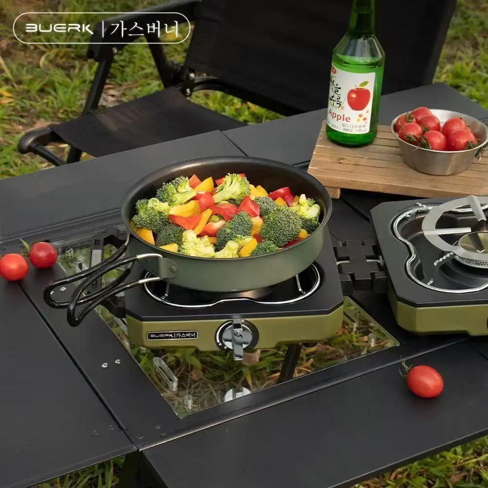 BUERK 캠핑 스토브 더블 버너 휴대용 높은 화력 접 - Camping Double Cooking Stove 리뷰 및 가격