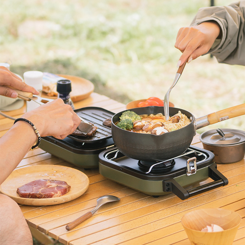 접이식 이중 화구 가스 스토브 2300W 휴대용 야외  - Camping Double Cooking Stove 리뷰 및 가격