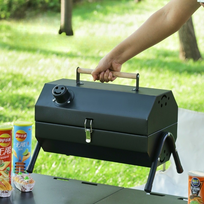 탄소강 바베큐 그릴 휴대용 양면 피크닉 가정용 내구성  - Camping Double Cooking Stove 리뷰 및 가격