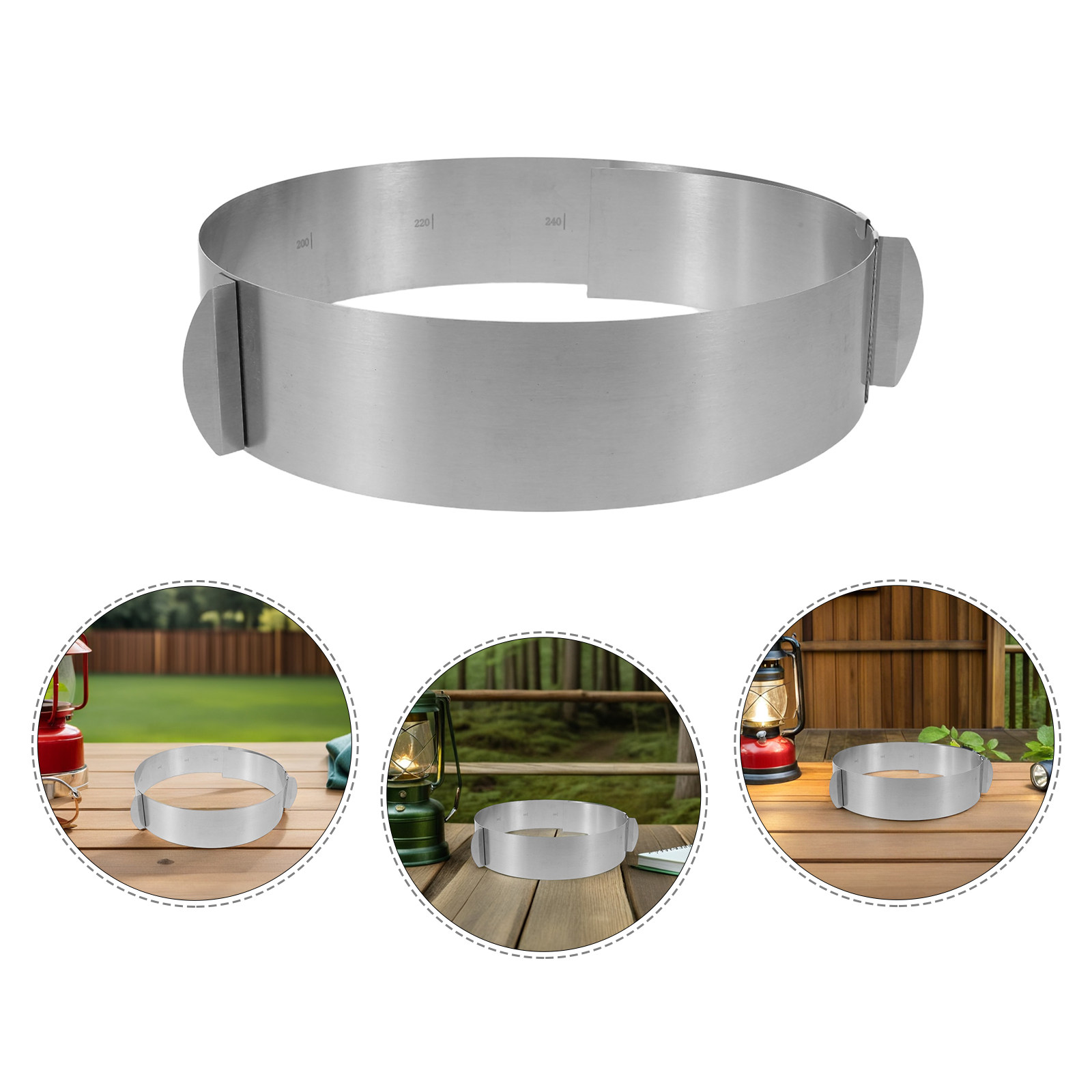 조정 가능한 캠핑 스토브 윈드스크린 스테인레스 스틸 1 - Camping Cooking Wind Blocker 리뷰 및 가격