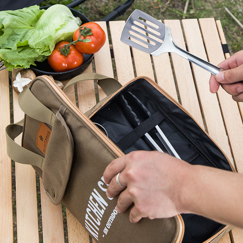 8종 캠핑 주방용품 세트 휴대용 야외 여행용품 스테인리 - Camping Cooking Knife Set 리뷰 및 가격
