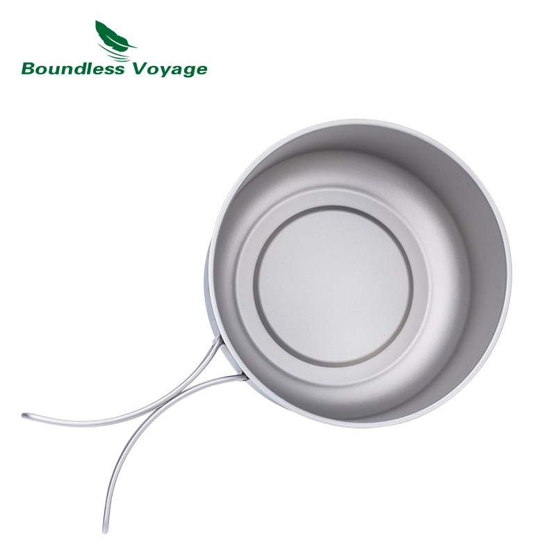 Boundless Voyage 티타늄 캠핑 냄비, 뚜껑 - Camping Cooking Handle 리뷰 및 가격