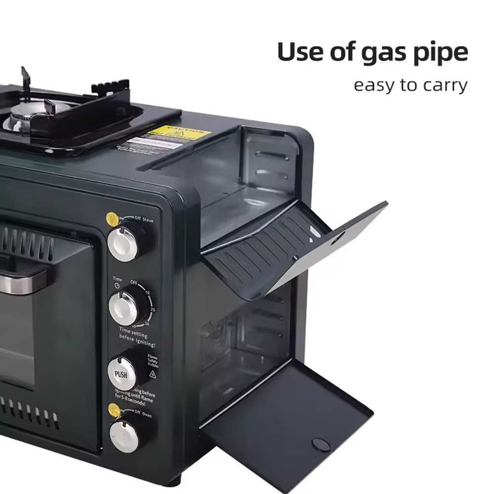 다기능 야외 가스 오븐 스토브 방풍 기능 이중 부탄 휴 - Camping Double Cooking Stove 리뷰 및 가격
