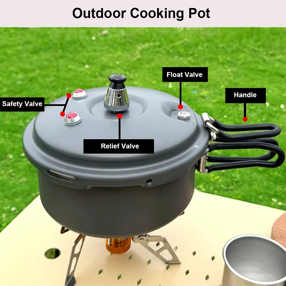 캠핑 미니 압력솥, 야외용 1~3인용 2L/3L 조리기 - Camping Cooking Handle 리뷰 및 가격