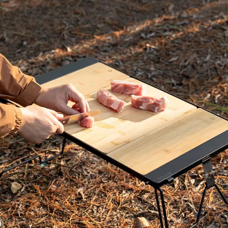 양면 대나무 도마, 가볍고 접이식, 책상, 캠핑, 피크 - Camping Double Cooking Stove 리뷰 및 가격